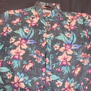 Floral Button Up Medium (Tailored) Slim Fit